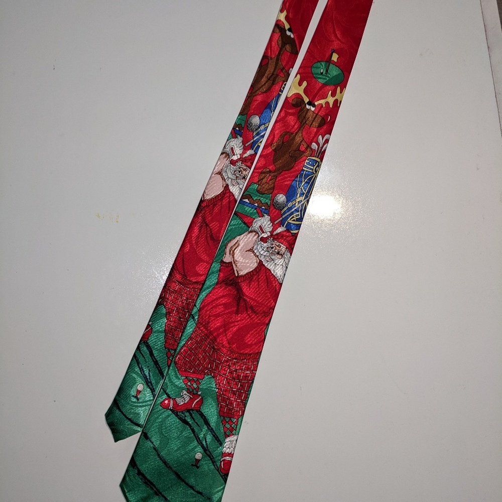 Vintage Steven Harris Christmas Santa Tie